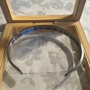 Silver Inspirational Bangle